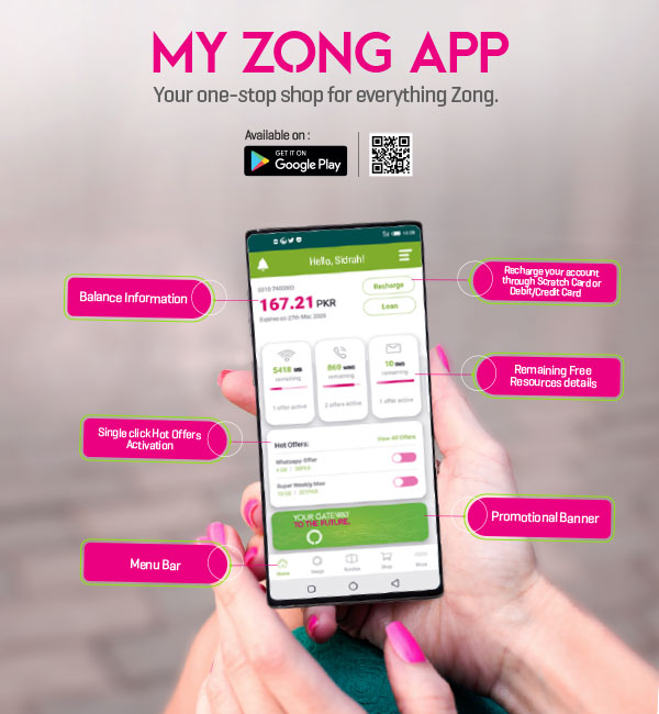 My Zong App | Zong Mobile App | Zong App Download