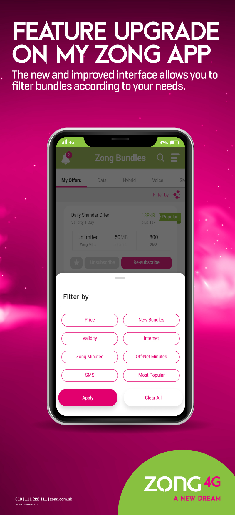 zong app offer