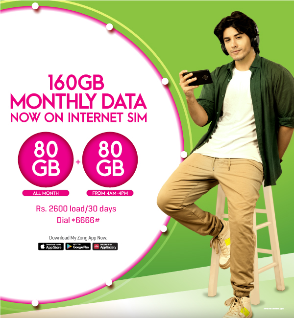 Prepaid MBB Monthly 80GB +80GB (4am-4pm)