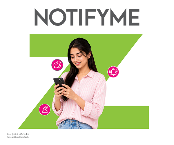 ZONG NOTIFY ME